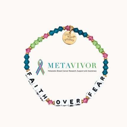 Little Words Project Bracelet- Metastatic Breast Cancer