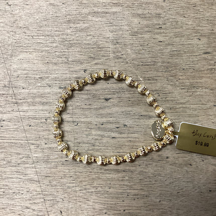 Vintage Pumpkin Beaded Bracelet