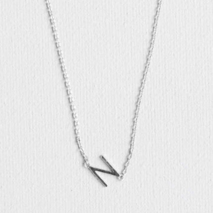 Michelle McDowell Initial Necklace Silver