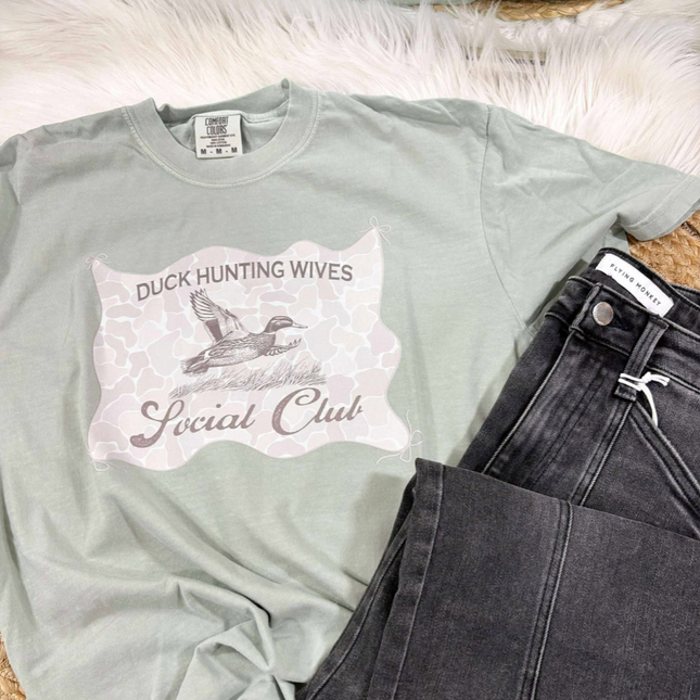 Duck Hunting Wives Social Club Graphic Tee