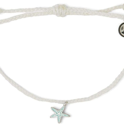 Puravida Enamel Starfish Bracelet Silver