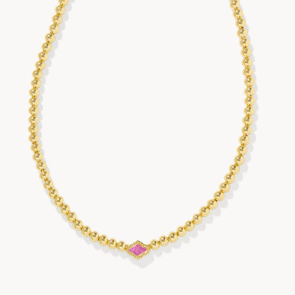 Kendra Scott Abbie Beaded Necklace Gold