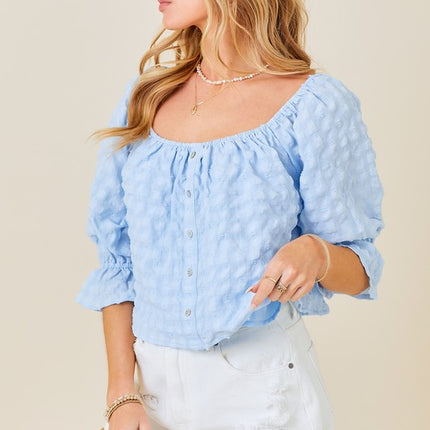 Day + Moon Faux Button Down