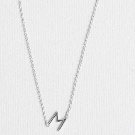 Michelle McDowell Initial Necklace Silver