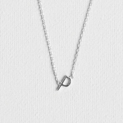 Michelle McDowell Initial Necklace Silver