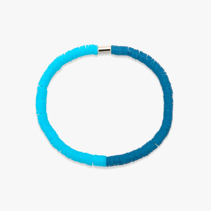 PuraVida Seascape Vinyl Disc Stretch Bracelet