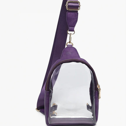 Jen&Co Ellen Clear Sling Bag