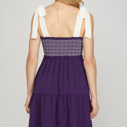 Shoulder Bow Tiered Mini