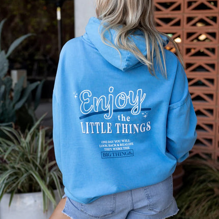 JadeLynn Brooke Oversized Hoodie Enjoy The Little Things