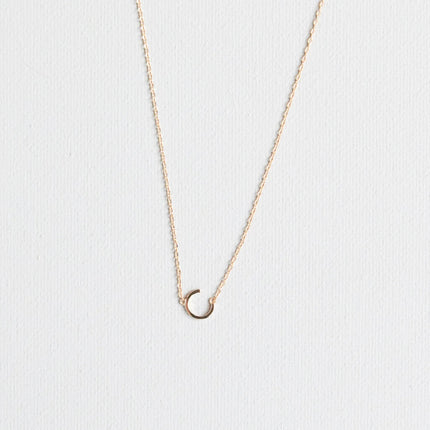 Michelle McDowell Initial Necklace Gold