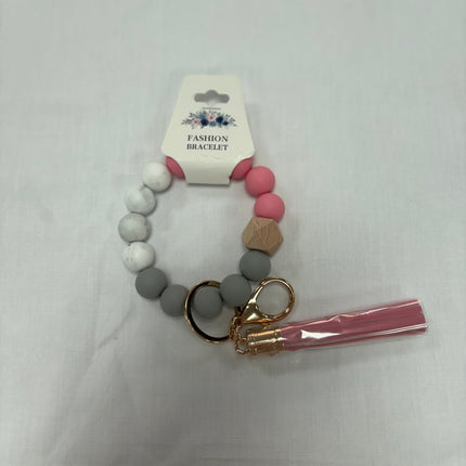 Silicone Beaded Keychain