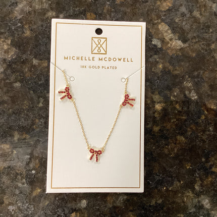 Holiday Bow Necklace Collection