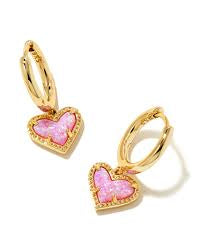 Kendra Scott Ari Heart Huggies Earrings