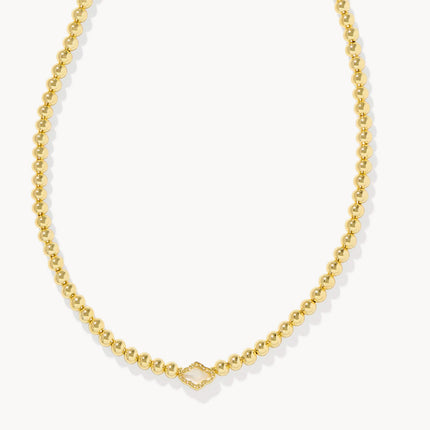 Kendra Scott Abbie Beaded Necklace Gold