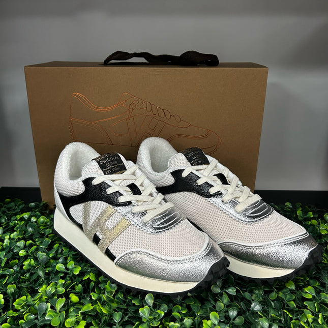 Cosmic 13 Off White/Silver/Gold Sneakers