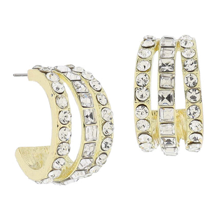 Jane Marie Crystal Hoops