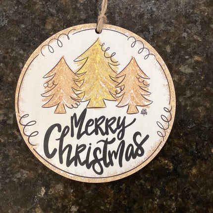 Wooden Ornament Christmas Collection