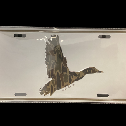 Old South Duck Wings Thicket Camo License Plate