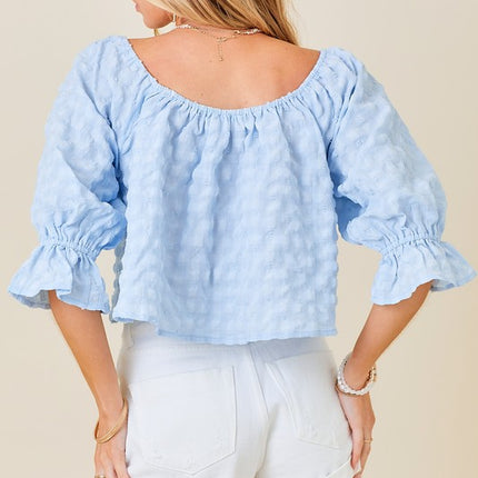 Day + Moon Faux Button Down