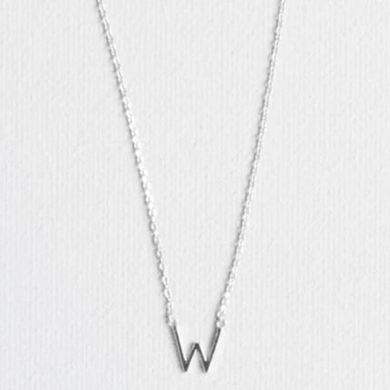 Michelle McDowell Initial Necklace Silver