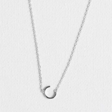 Michelle McDowell Initial Necklace Silver