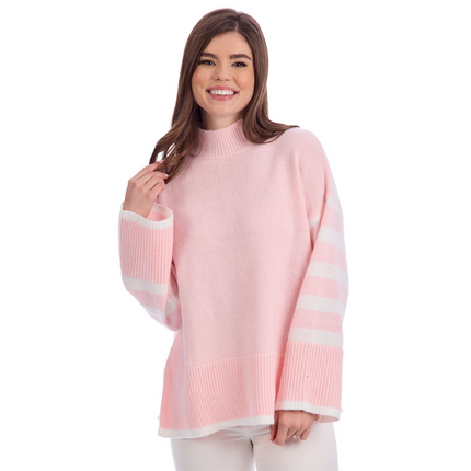 Pink Costner Striped Sweater