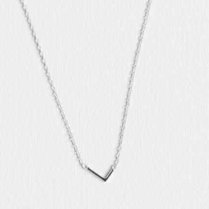 Michelle McDowell Initial Necklace Silver