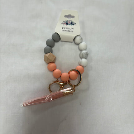 Silicone Beaded Keychain