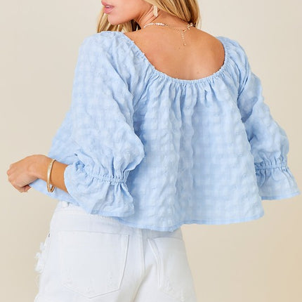 Day + Moon Faux Button Down