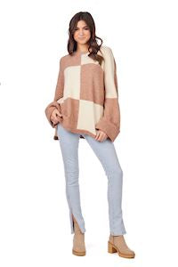 Mudpie Oaklyn Sweater Tan