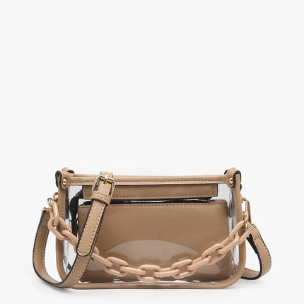 Jen & Co. Clear Crossbody Bags