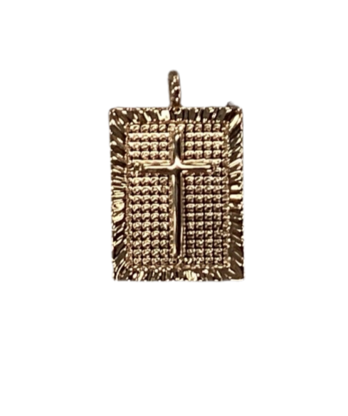 Charm Luxe Cross Tag