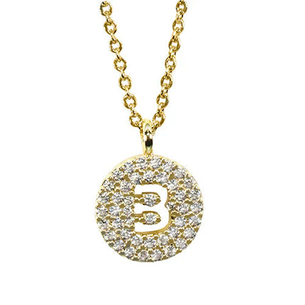 Maya J Gold Initial Necklace