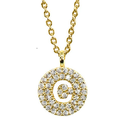 Maya J Gold Initial Necklace