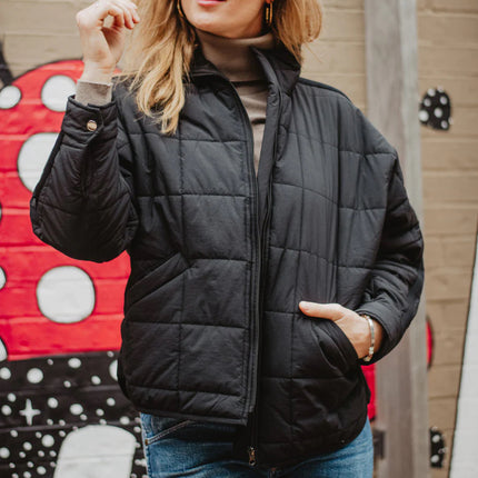 Katydid - Quilted zip up jacket