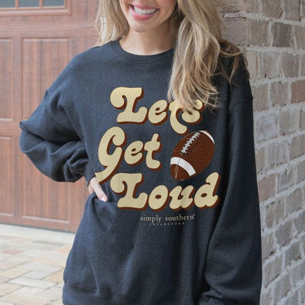 Simply Southern Let’s Get Loud Game Day Crewneck