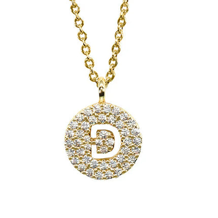 Maya J Gold Initial Necklace