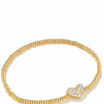 Kendra Scott Ari Heart Stretch Bracelet