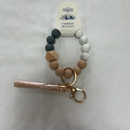 Silicone Beaded Keychain