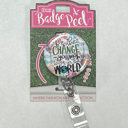 Outside The Box - Badge Reel Acrylic