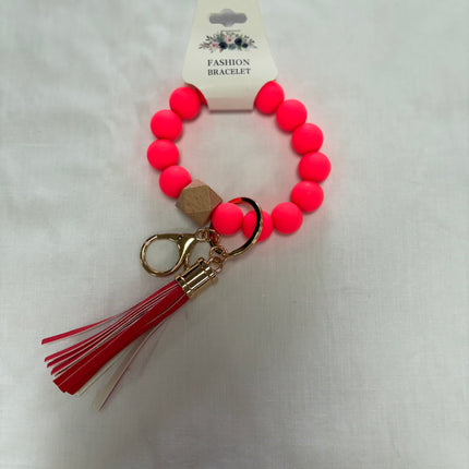 Silicone Beaded Keychain