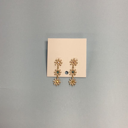 Golden Stella floral collection earrings