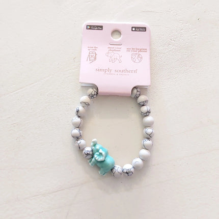 Simply Southern Tracker Bracelet- Elephant