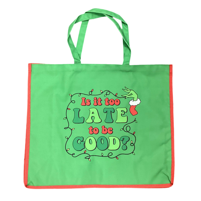 Is it Too Late? Large Tote