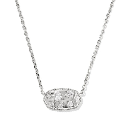 Hollander Crystal Pendant Necklace