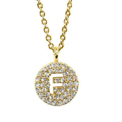 Maya J Gold Initial Necklace