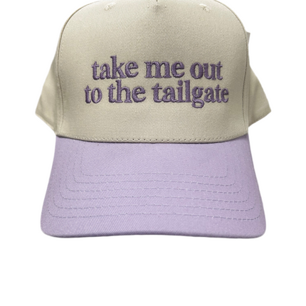 Take Me Out To The Tailgate Two-Toned Hat