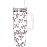 Katydid Baseball Bow 40 oz Tumbler