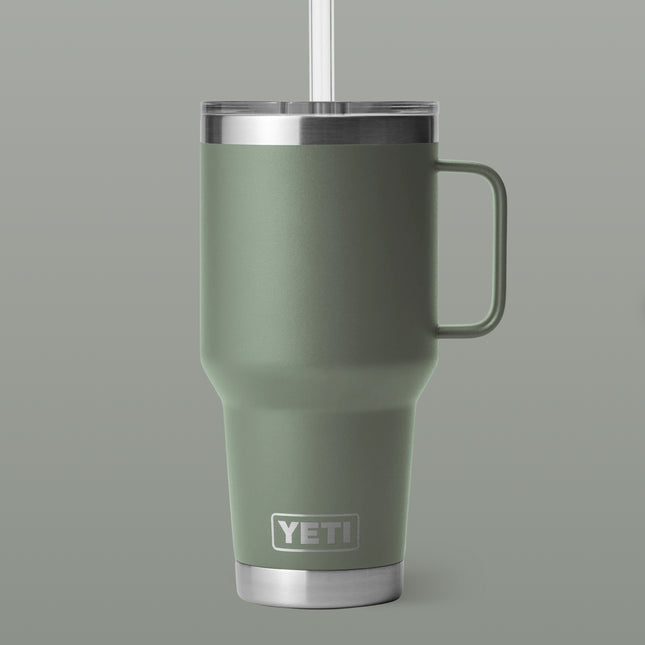 Rambler 35oz Mug With Straw Lid Camp Green
