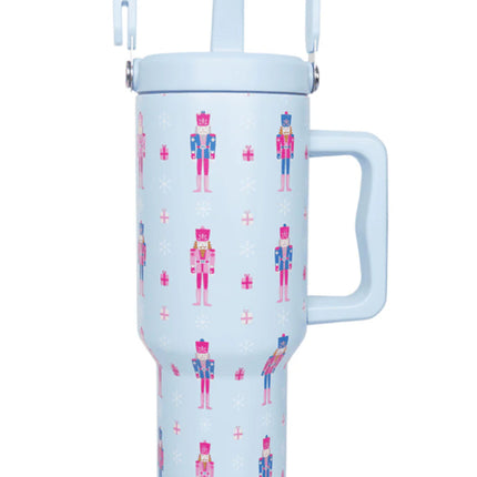 Nutcracker light blue tumbler
